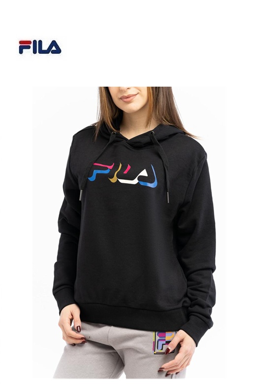 Fila női pulóver kapucnis - fekete Fila női pulóver kapucnis - fekete