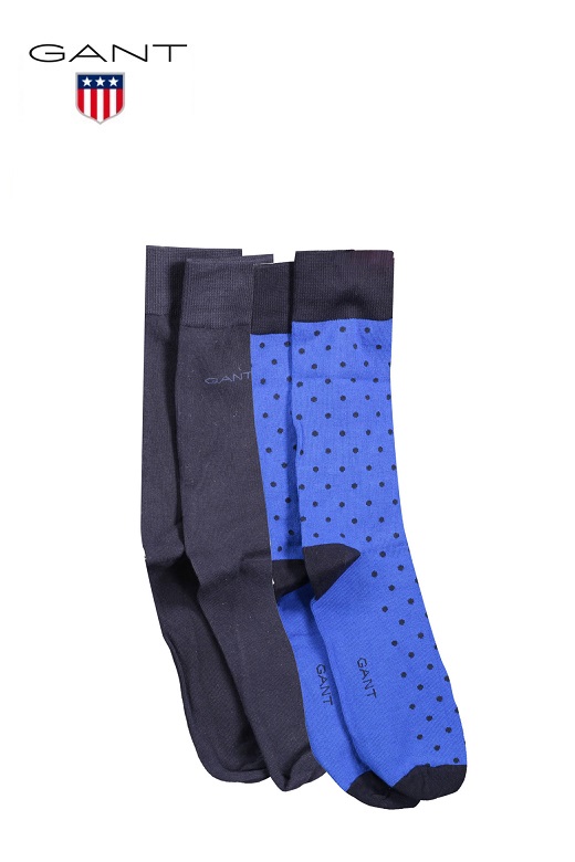 Gant férfi zokni - kék, 2db-os szett Gant férfi zokni - kék, 2db-os szett