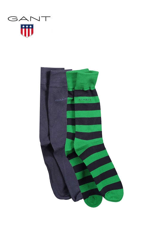 Gant férfi zokni - zöld, 2db-os szett Gant férfi zokni - zöld, 2db-os szett