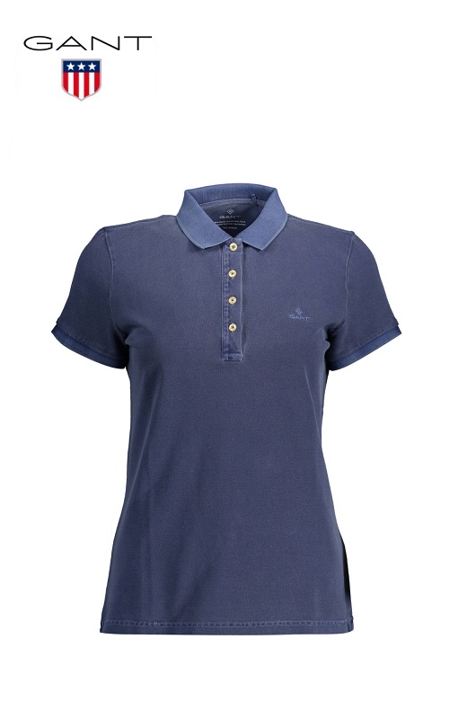 Gant női galléros póló - kék Gant női galléros póló - kék