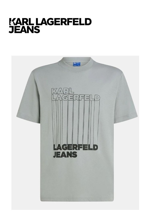 Karl Lagerfeld Férfi Póló - Szürke Karl Lagerfeld Férfi Póló - Szürke