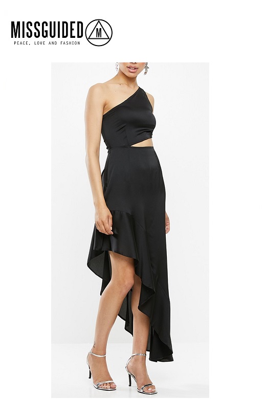 Missguided női ruha One shoulder cut out maxi dress Missguided női ruha One shoulder cut out maxi dress