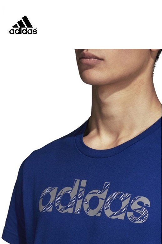 Adidas férfi póló Linear Camo