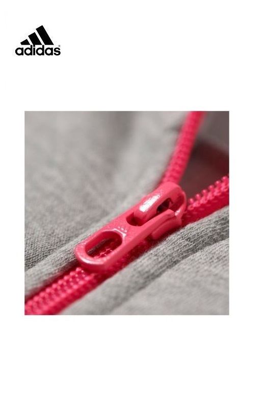 Adidas lány cipzáros pulóver RI 