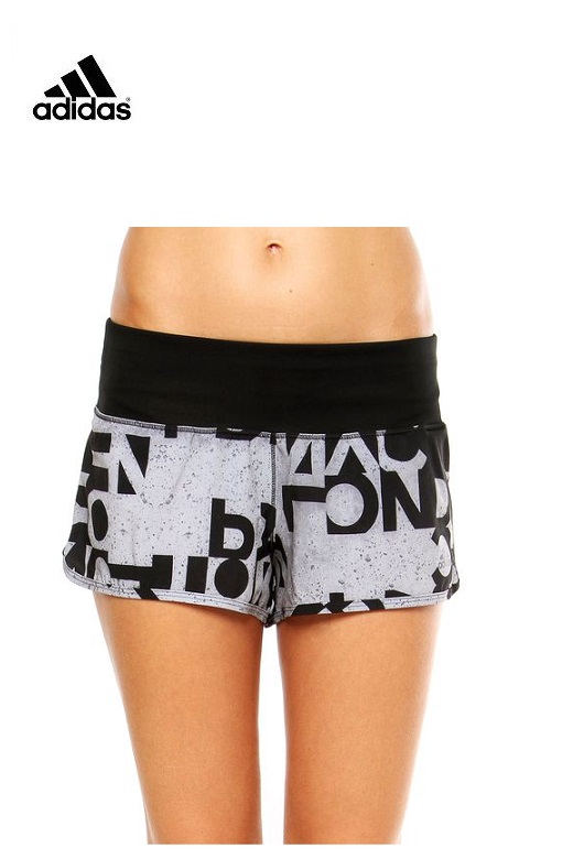 Adidas női fitness rövidnadrág gym short AOP