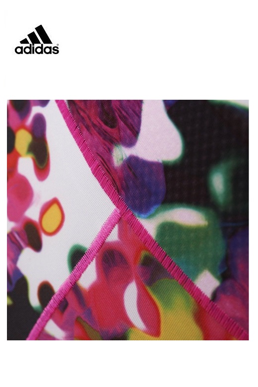 Adidas női leggings rövidszárú Flower