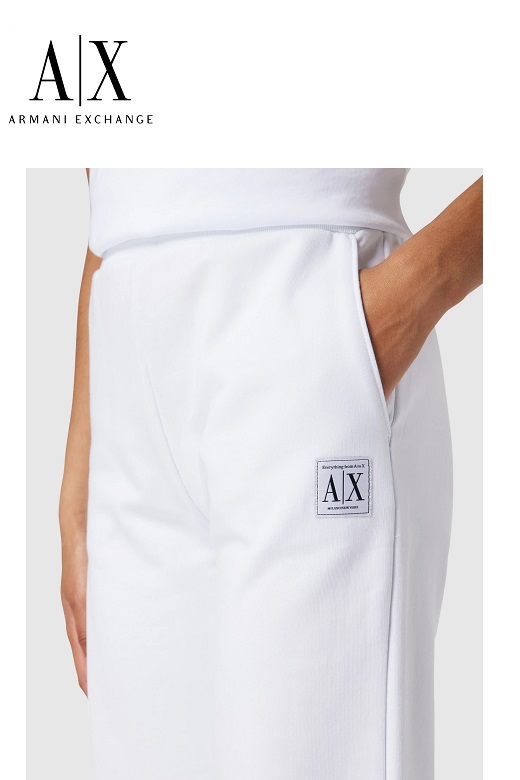 Armani Exchange női melegítő nadrág fehér 3LYP77