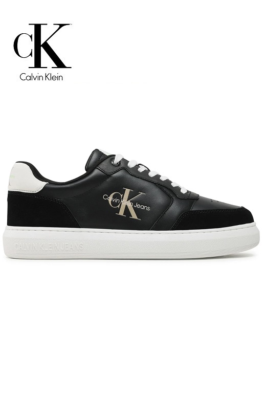 Calvin Klein férfi utcai cipő - Fekete Causal Cupsole fluo
