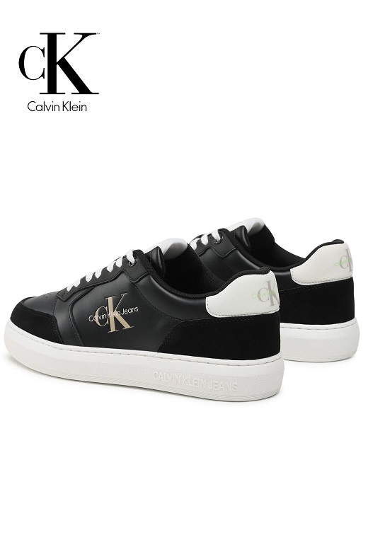 Calvin Klein férfi utcai cipő - Fekete Causal Cupsole fluo