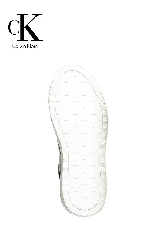Calvin Klein női utcai cipő - fekete Bőr Chunky Cupsole