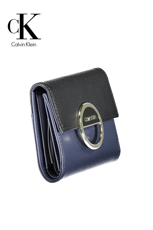 Calvin Klein női pénztárca fekete, kék K60K606545