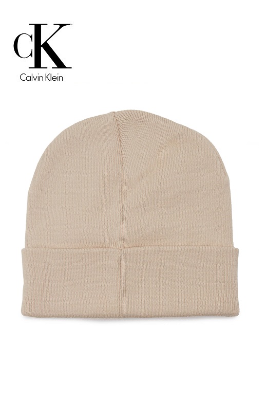 Calvin Klein női Sapka - Bézs szín, Embro Beanie 