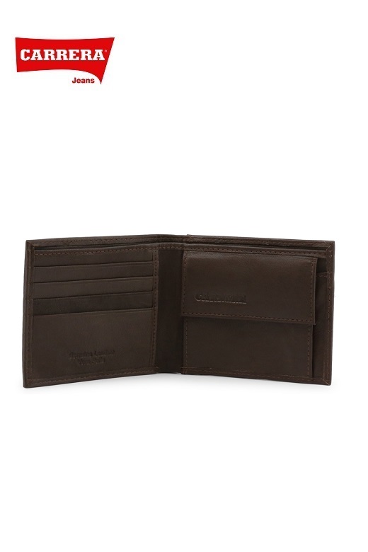 Carrere Jeans férfi bőr pénztárca sötétbarna CB6877