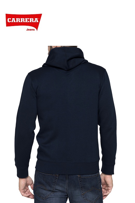 Carrera Jeans férfi kapucnis pulóver kék 