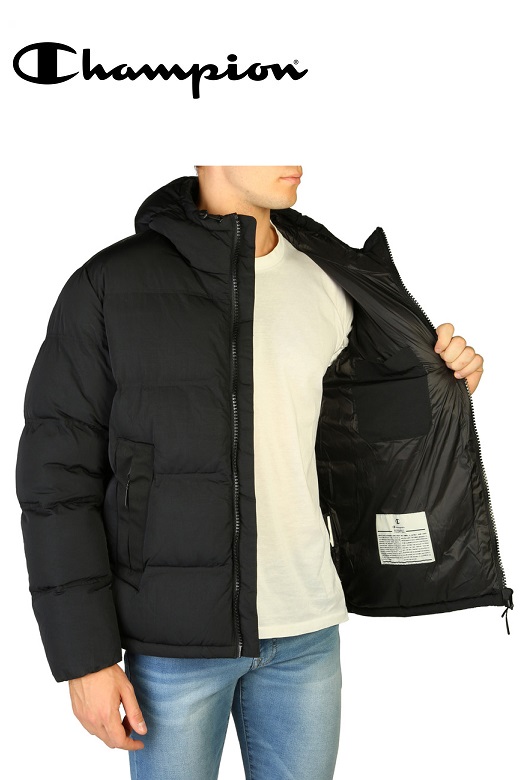 Champion férfi bomber dzseki fekete