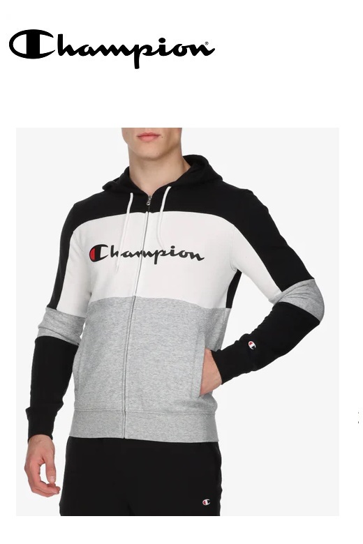 Champion férfi melegítőszett - kapucnis mintás