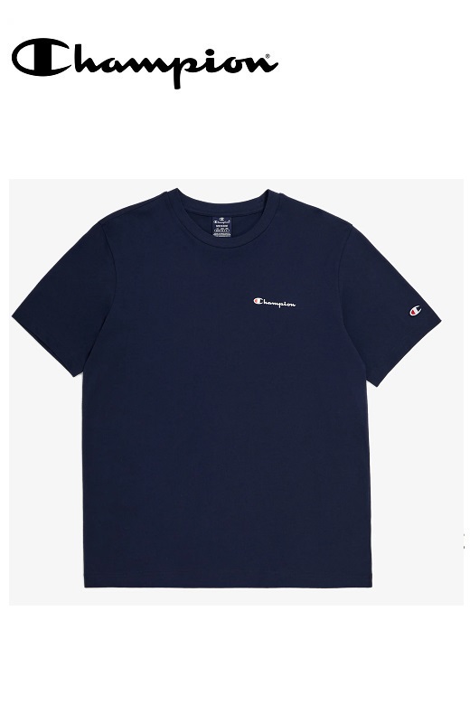Champion férfi póló - sötétkék Basic