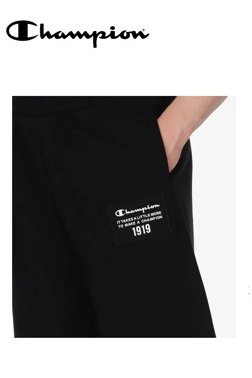 Champion férfi rövidnadrág - fekete Raw