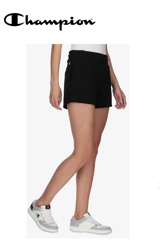 Champion női rövidnadrág - fekete Raw logo
