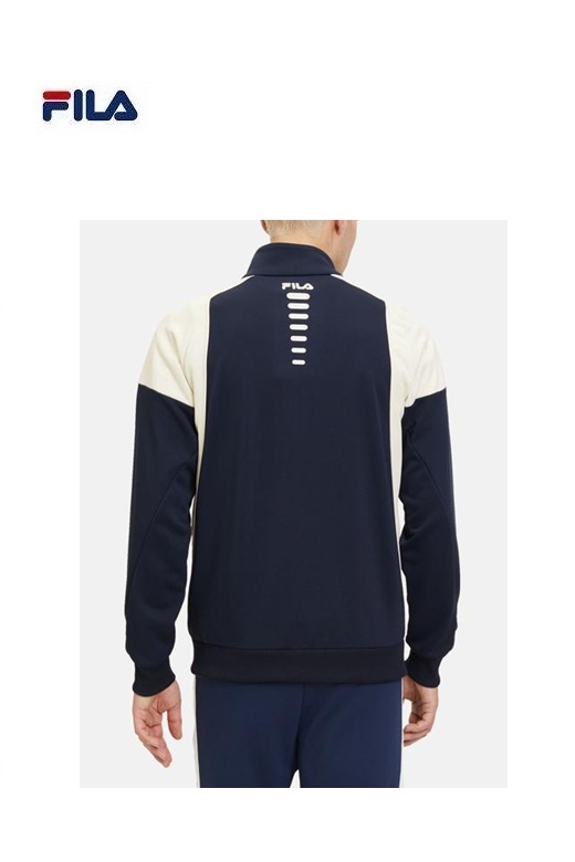 Fila férfi pulóver cipzáros - sötétkék
