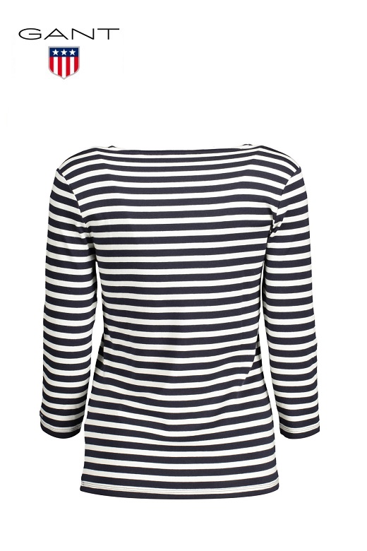 Gant női hosszú ujjú felső - kék csíkos