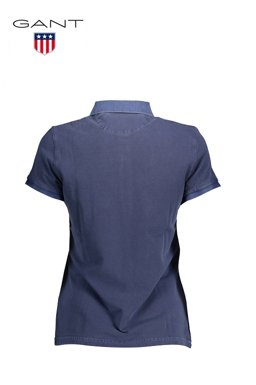 Gant női galléros póló - kék