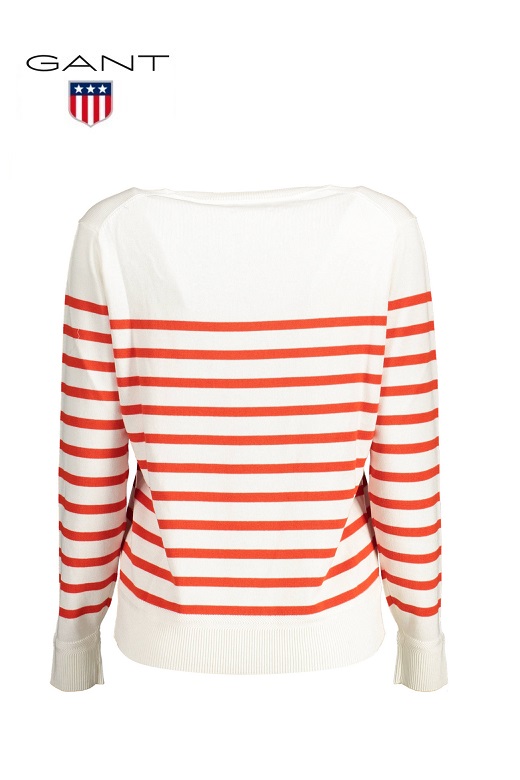 Gant női pulóver - fehér csíkos  