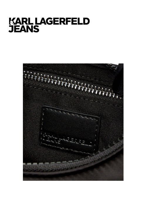 Karl Lagerfeld Jeans Essential Hobo Női Táska - Moon Bag Fekete