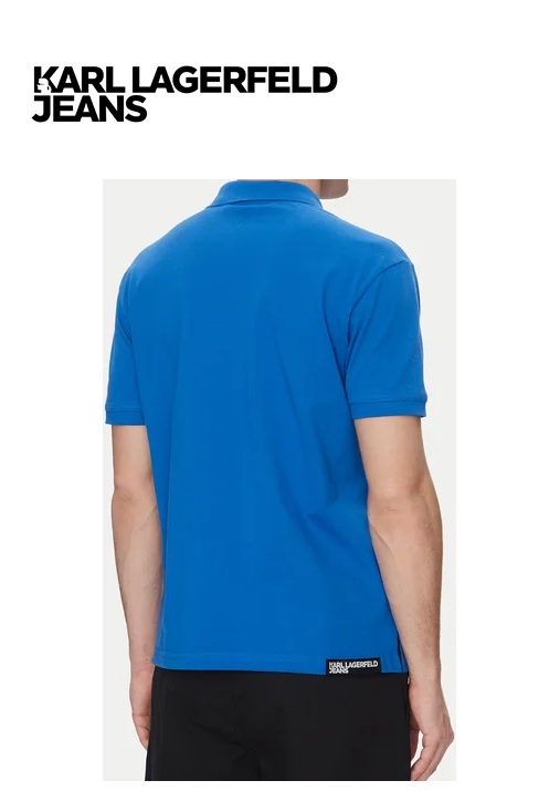 Karl Lagerfeld Jeans Férfi Pólóing - Kék