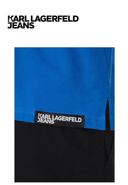 Karl Lagerfeld Jeans Férfi Pólóing - Kék