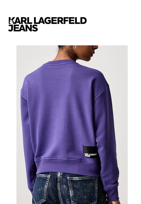 Karl Lagerfeld Jeans Női Pulóver - Kék 