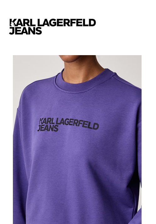 Karl Lagerfeld Jeans Női Pulóver - Kék 