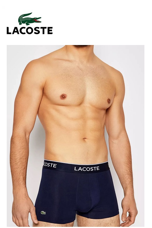 Lacoste férfi boxeralsó - 3 db-os szett