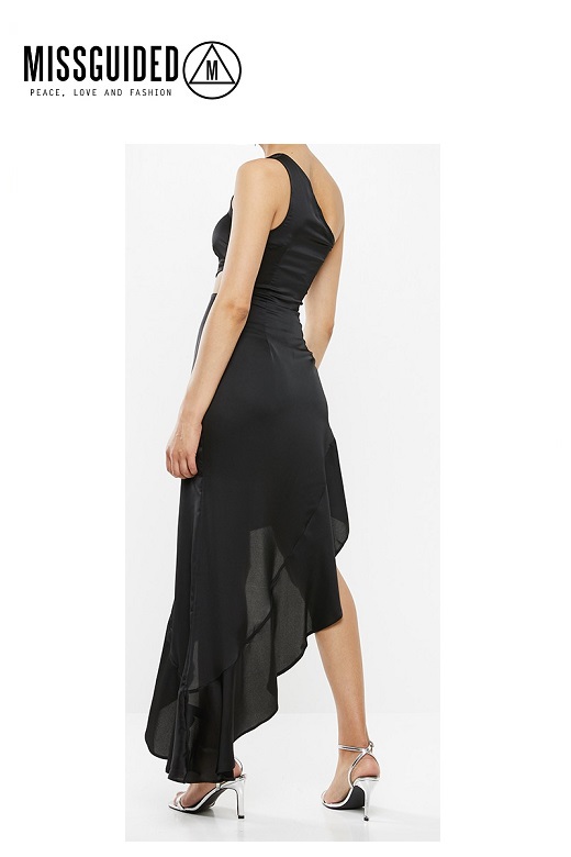 Missguided női ruha One shoulder cut out maxi dress 