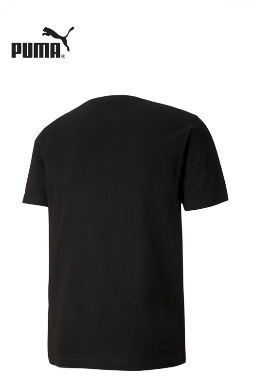 Puma férfi póló fekete Flock Graphic Tee