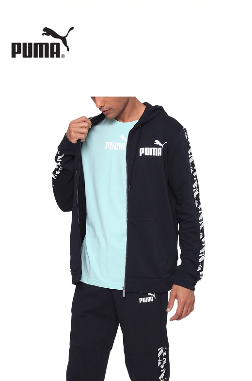 Puma férfi pulóver kapucnis Amplified Hooded jacket