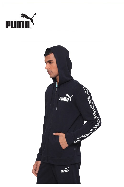 Puma férfi pulóver kapucnis Amplified Hooded jacket