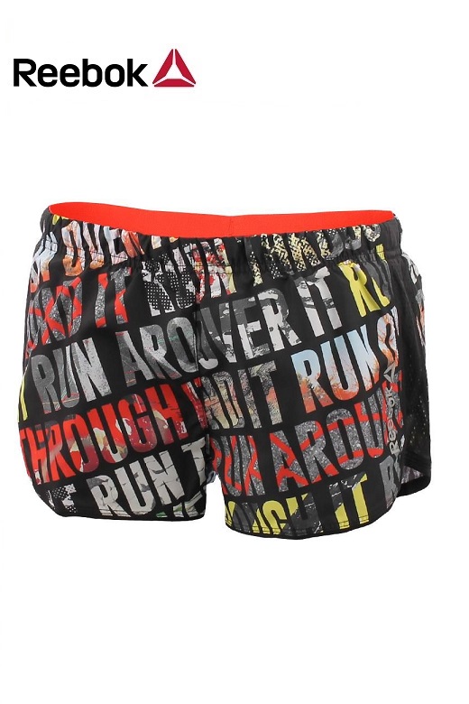 Reebok női futónadrág, rövidnadrág, sort