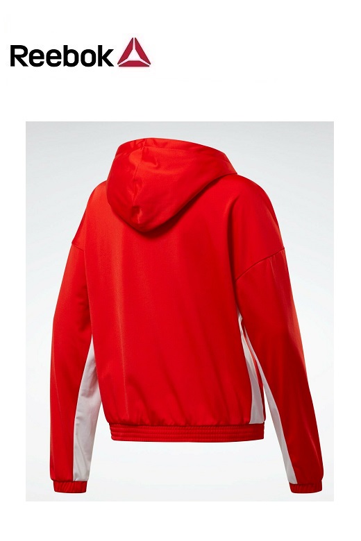 Reebok női melegítő együttes - piros, kapucnis
