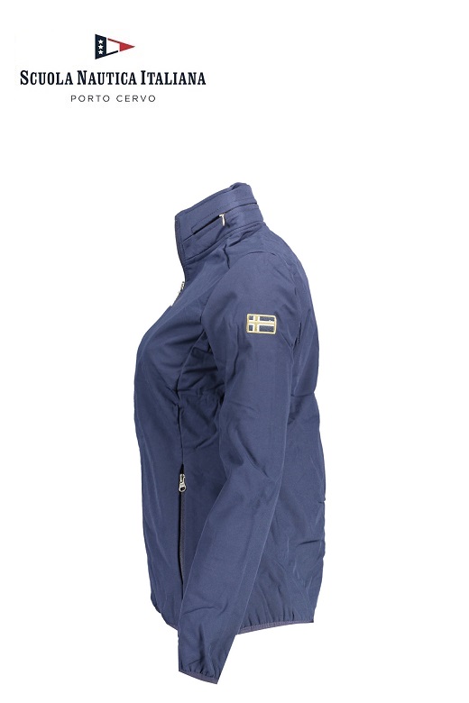Scuola Nautica Italiana női vízálló dzseki kapucnis kék 129641
