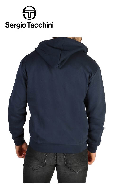 Sergio Tacchini férfi kapucnis pulóver sötétkék