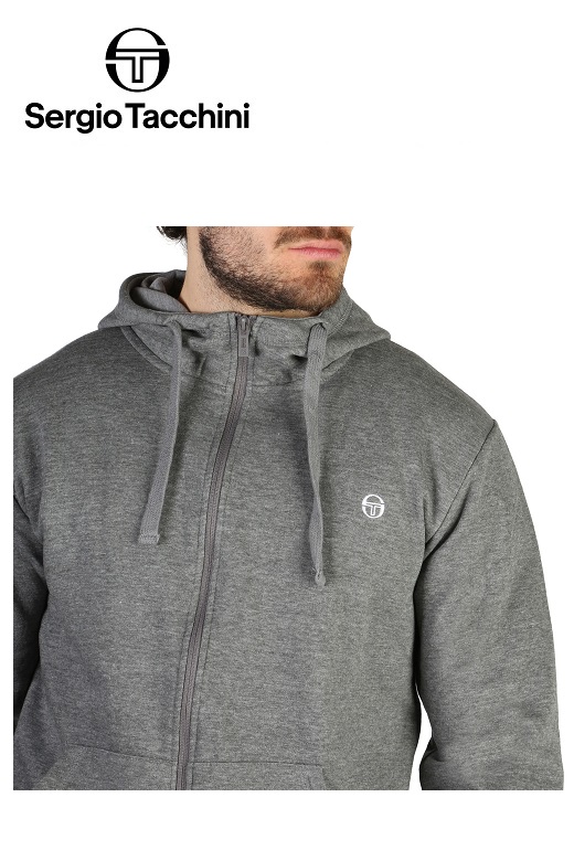 Sergio Tacchini férfi kapucnis pulóver szürke