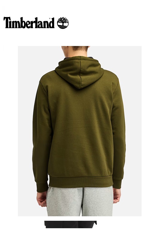 Timberland férfi kapucnis pulóver - zöld 
