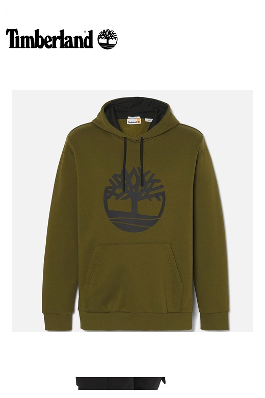 Timberland férfi kapucnis pulóver - zöld 