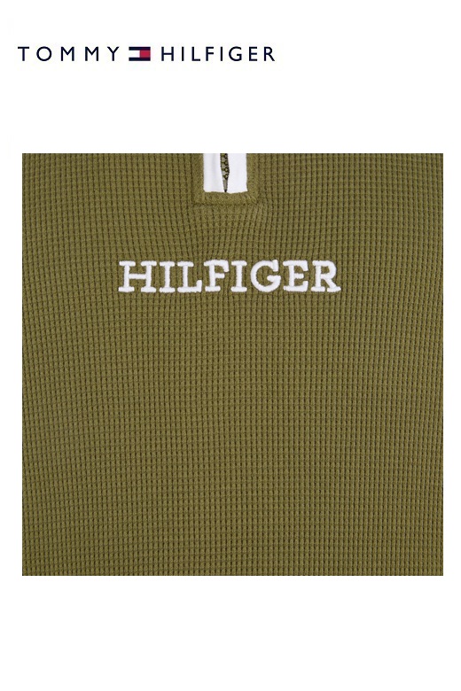 Tommy Hilfiger Férfi pulóver szvetter - khaki