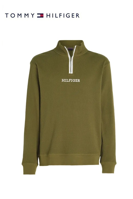 Tommy Hilfiger Férfi pulóver szvetter - khaki