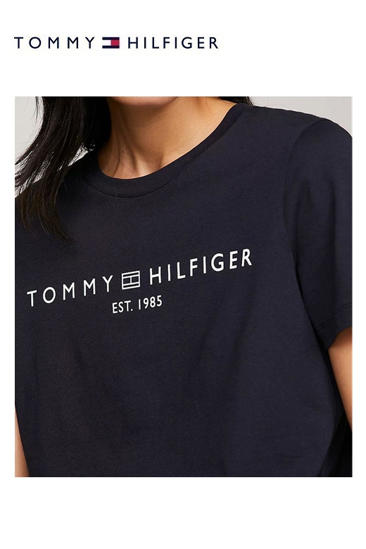 Tommy Hilfiger női póló - fekete