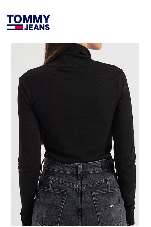 Tommy Jeans női garbó - fekete 