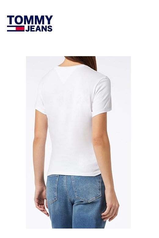 Tommy Jeans női póló - fehér