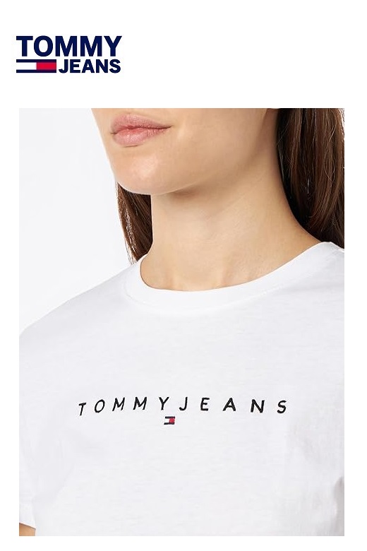 Tommy Jeans női póló - fehér
